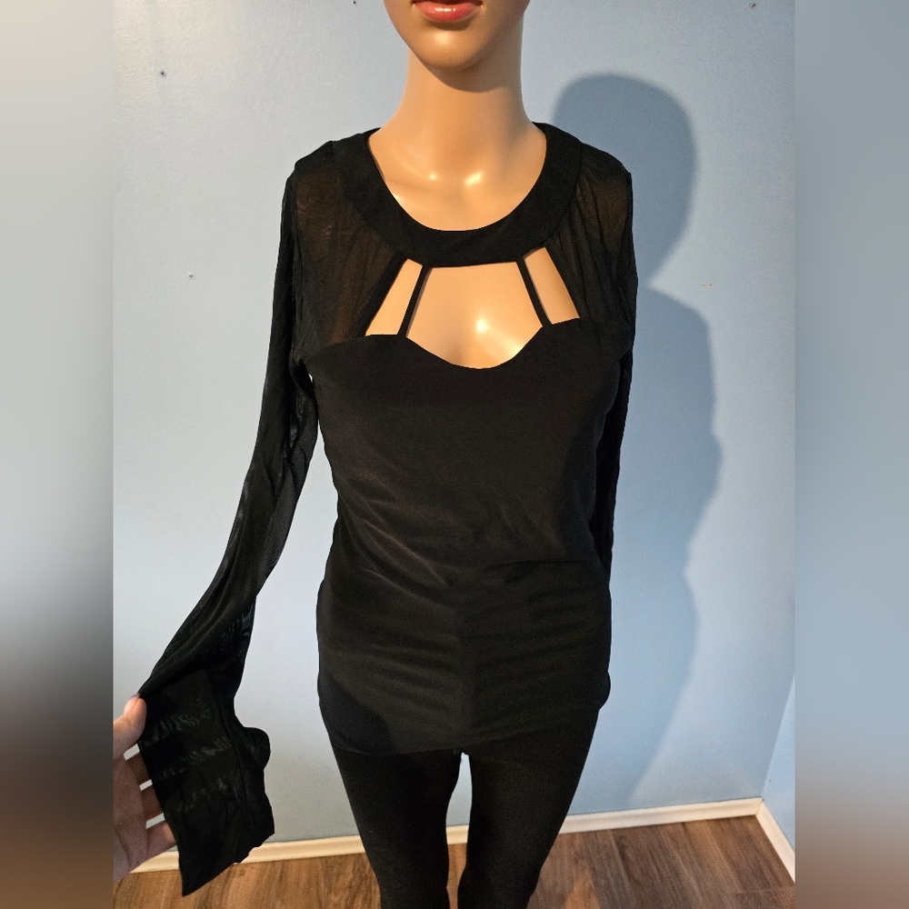 Elegant Black Women's Top